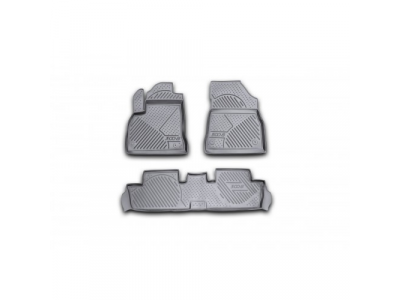 Коврики в салон PEUGEOT 3008 08/2010-2016, 3 шт. (полиуретан)