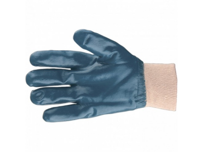 Перчатки трикотажные с обливом из бутадиен-нитрильного каучука, манжет, L Сибртех