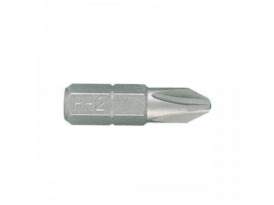 Вставка (бита) торцевая 1/4", Phillips, PH1, L = 25 мм, KING TONY