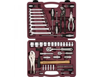 Набор инструмента универсальный 1/4", 1/2"DR, 72 предмета